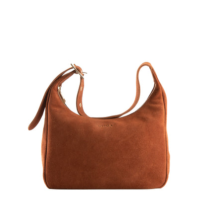 Aileen Suede Shoulder Bag